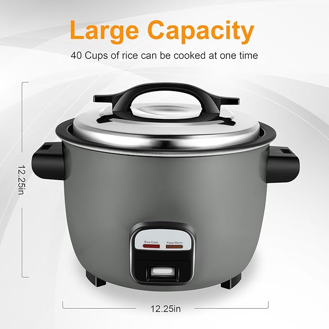 40-Cup Commercial Rice Cooker/Warmer