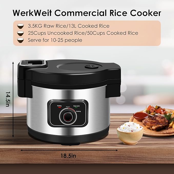50-Cup Commercial Rice Cooker